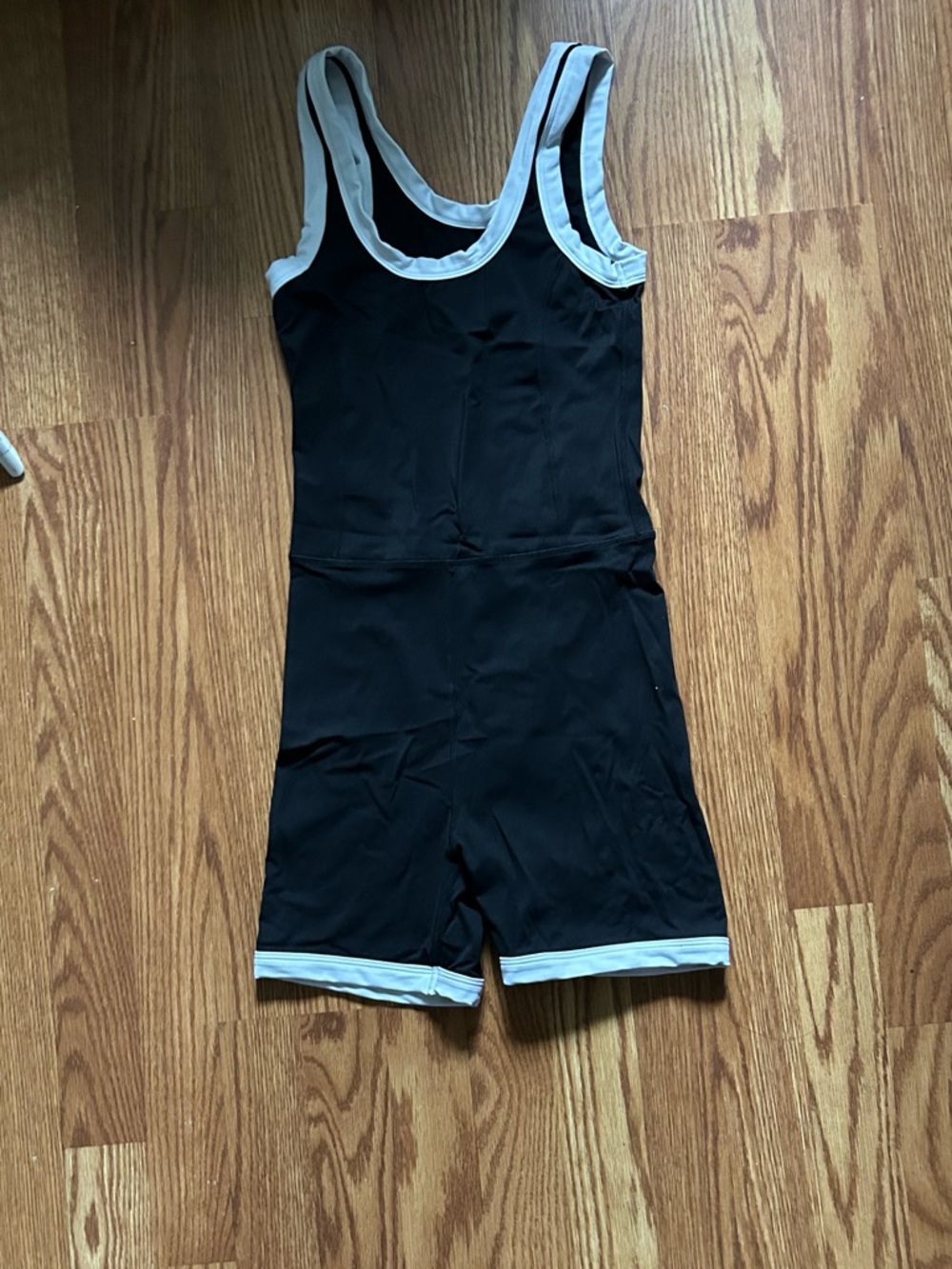 SET Active Black and White Sleeveless Jumpsuit Romper
